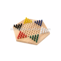 Wooden Chinees Chess Board Game with Hexagon Board